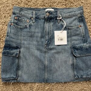Pistola Denim Mini Skirt